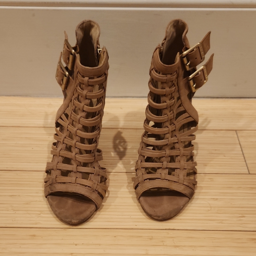 Vince Camuto Women's Nude Revey Cage Heel Sandal